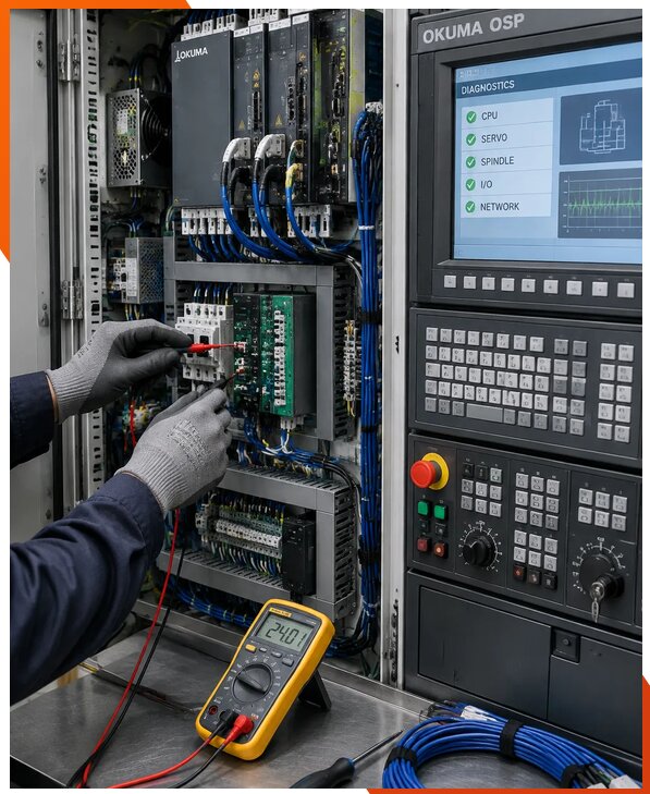 Ремонт систем ЧПУ Okuma OSP в Крымске